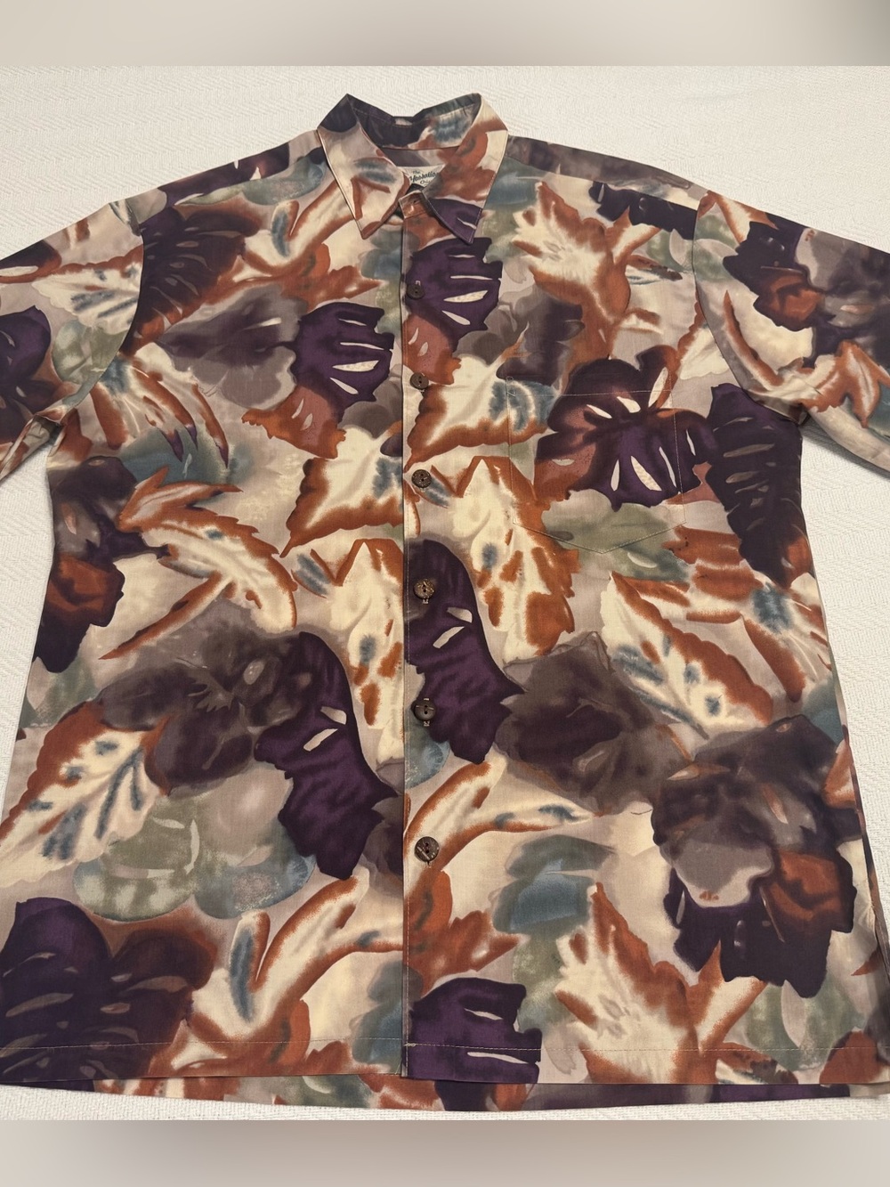 Hilo Hattie Original Tropical Print Button-Down Shirt